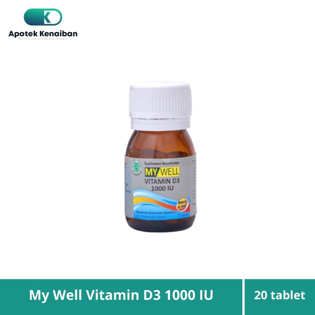 MY WELL VITAMIN D3 1000 IU