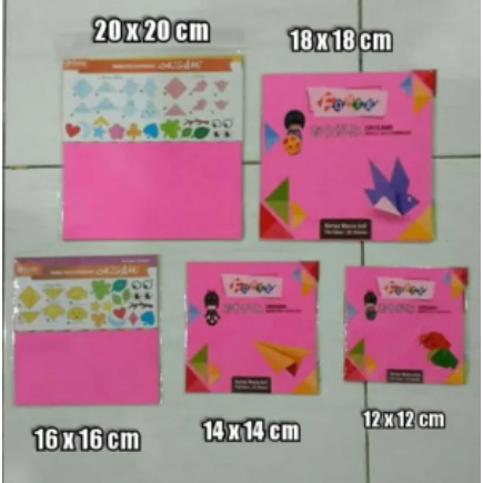 

1 Pak / 20 Lembar Kertas Origami 20 x 20 cm
