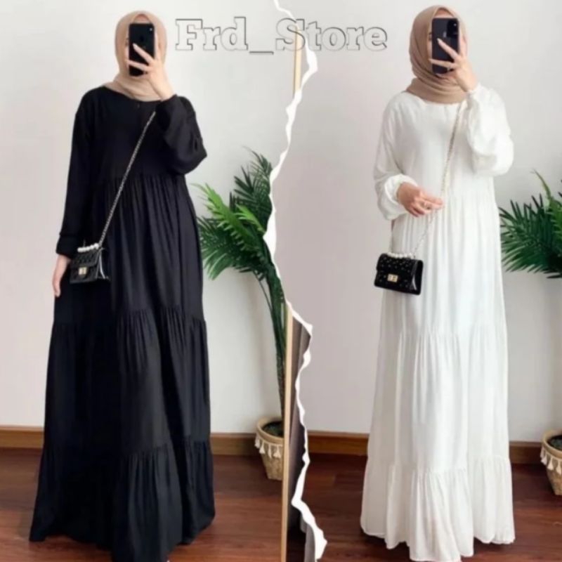 Hanum Dress Premium / Cassandra / Dress Rayon / Gamis Hanum Busui / Gamis Susun / Home Dress / Gamis
