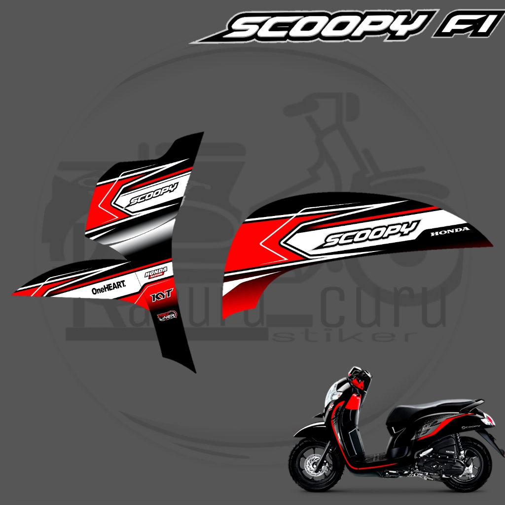 Stiker Motor Striping Variasi New Honda Scoopy 2017-2020 / Stiker Variasi New Honda Scoopy 2017-2020