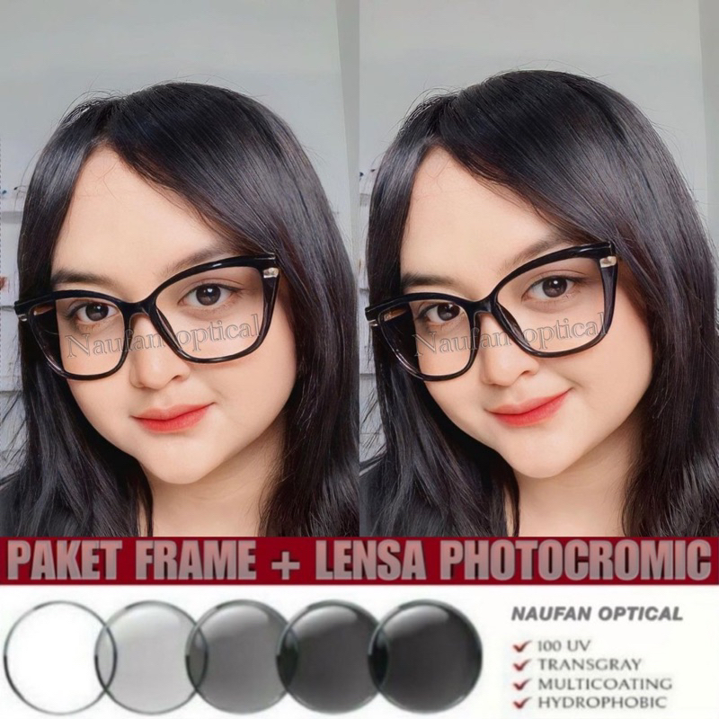 FRAME CAT EYE PREMIUM | KACAMATA MINUS | KACAMATA ANTI RADIASI | KACAMATA PHOTOCROMIC | KACAMATA MUR