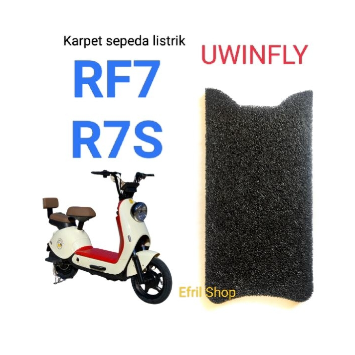 PROMO ⭐⭐⭐⭐⭐ Karpet sepeda motor listrik UwinFly RF7 R7 R7S.
