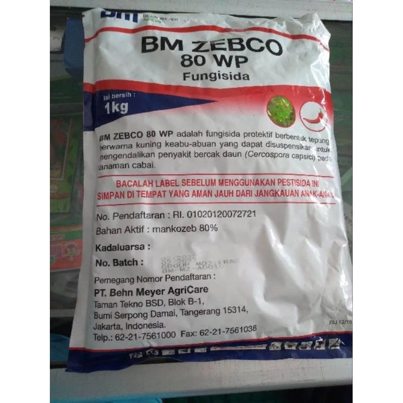 BM ZEBCO 1 KG - fungisida sistemik pengendali hama
