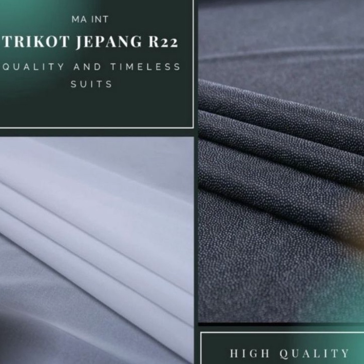 ➵➭✬ Trikot R22 Tricot Jepang Sutra Furing Trikot Untuk Batik Terkini