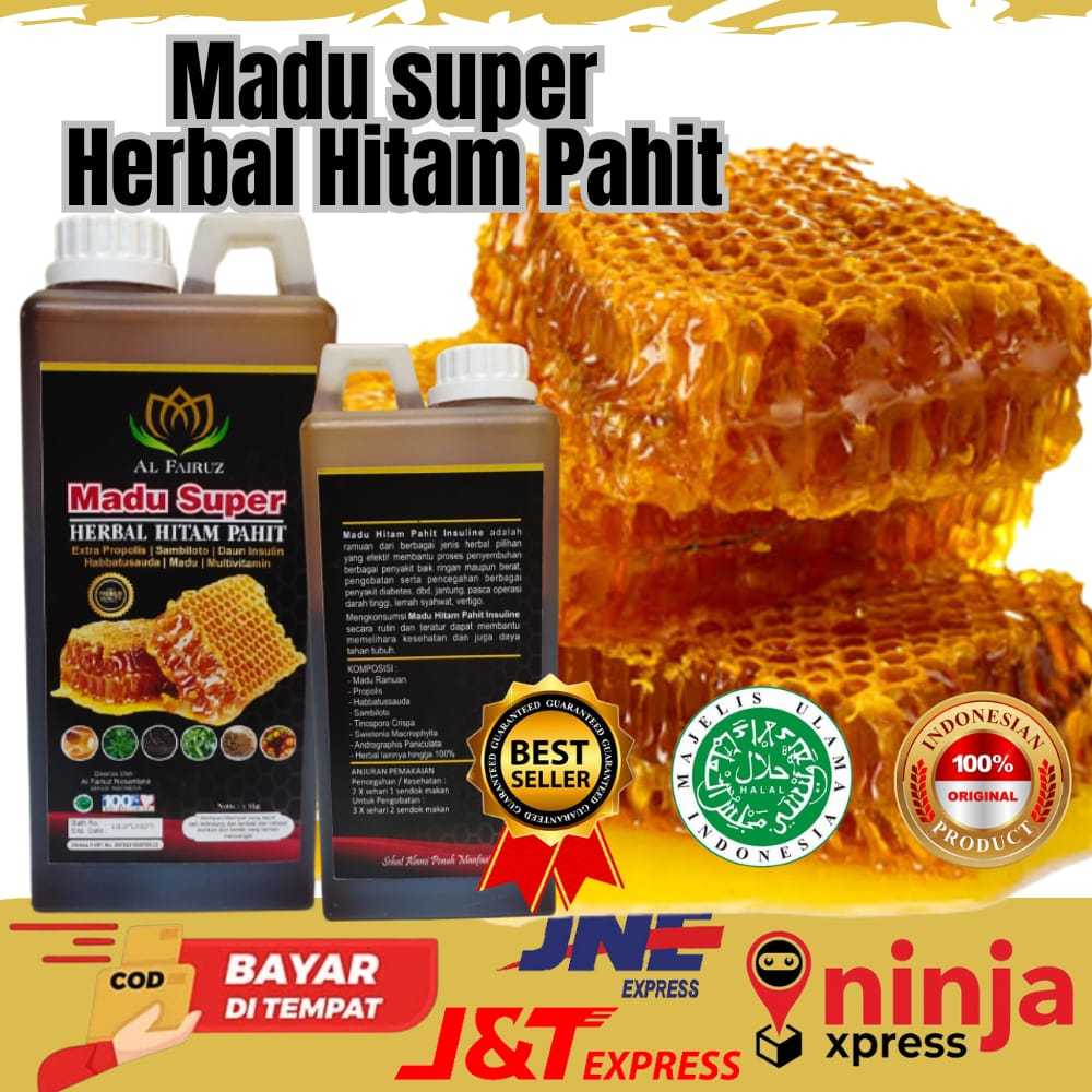 

Super Madu Hitam Pahit 1kg Al Fairuz Madu Herbal Hitam Pahit Original