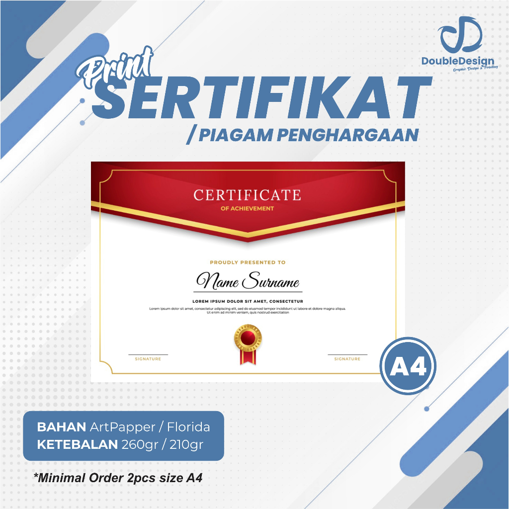 

Cetak Piagam Custom Design
