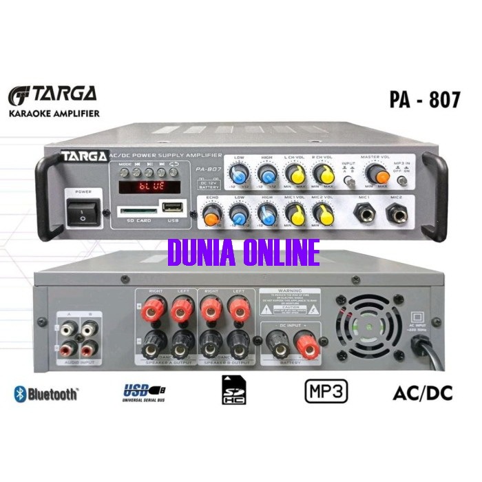 Amplifier Targa Pa807 Pa807 Ampli Targa