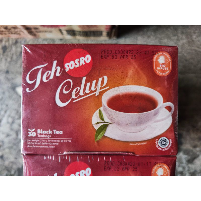 

TEH SOSRO CELUP ISI 30PCS