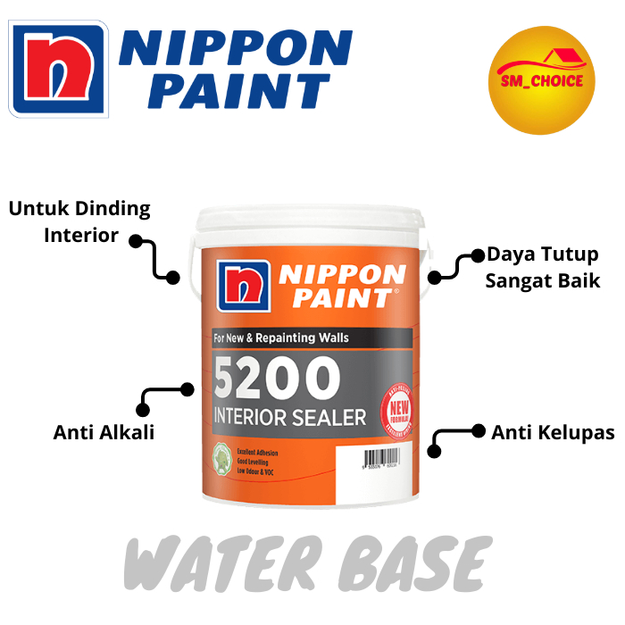 Nippon Wall Sealer 5200 4Kg Cat Dasar Nippon Sealer 5200 4Kg