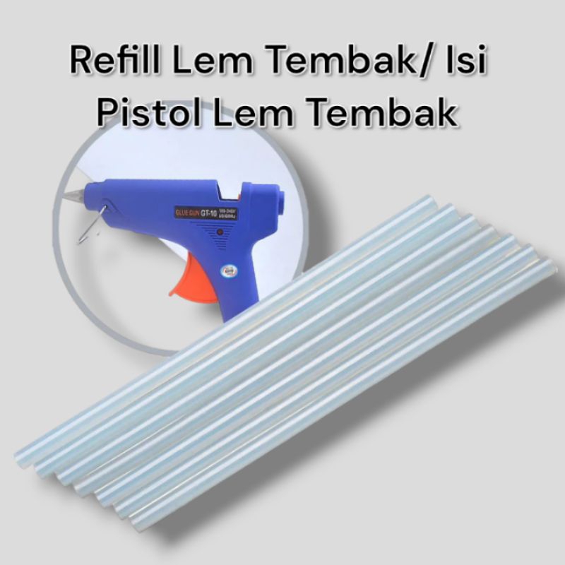 

Refill Lem Tembak Diameter 7mm Panjang 20cm Glue Stick Refill