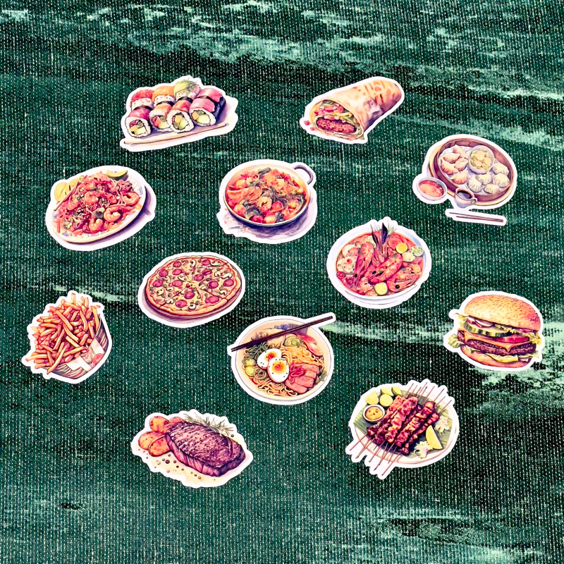 

STIKERKUN.ID CUTTING STICKER STIKER ANTI AIR EDISI MAKANAN SELURUH NEGERI ( 12 PCS ) / STIKER CUSTOM JURNALING DEKORASI DIARI MURAH / CETAK STIKER SOUVENIR LUCU VIRAL STIKER AESTHETIC STIKER DINDING STIKER LUCU STIKER HELM