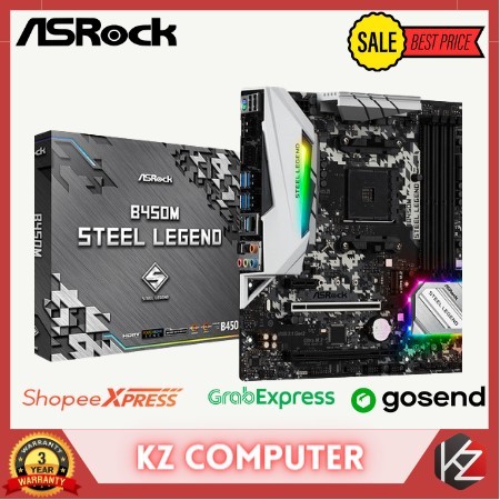 ASROCK B450M STEEL LEGEND (Socket AM4)