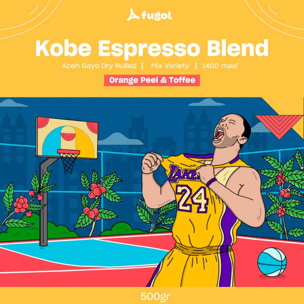 

Kopi Arabica Espresso KOBE BLEND (500gr) - Specialty Coffee - Blend For Espresso