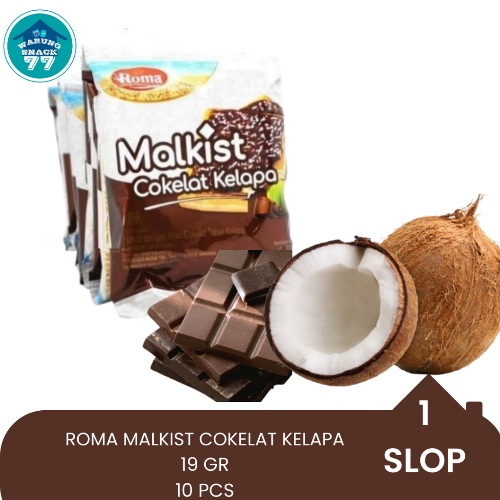 

ROMA MALKIST COKELAT KELAPA 19 GR RENCENG/SLOP