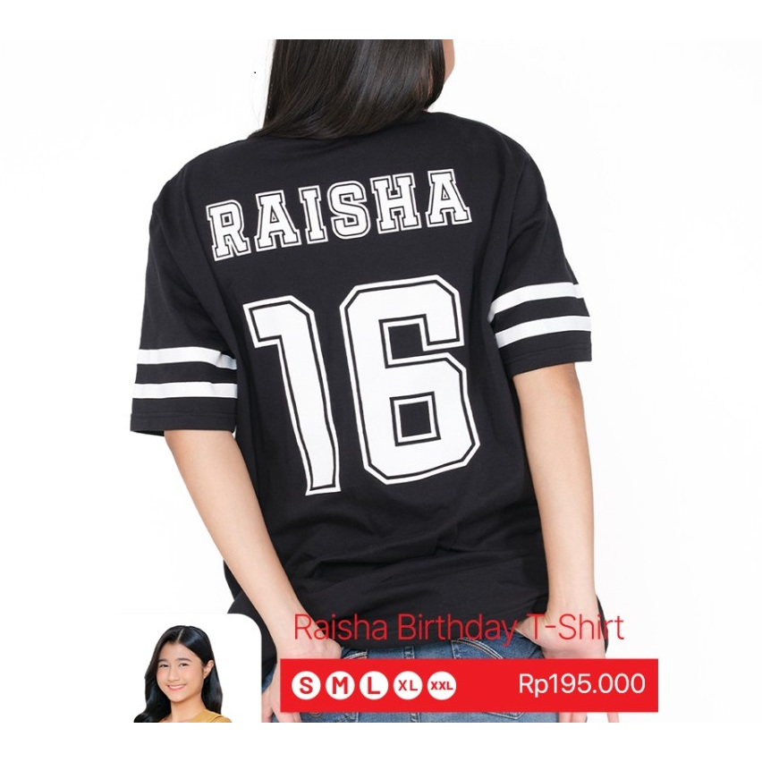 Kaos JKT48 Birthday T-Shirt Raisha Syifa JKT 48