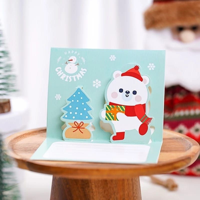 

{SFMULTIWARE} Kartu Ucapan Pop Up 3D tema Natal / Christmas Greeting Card