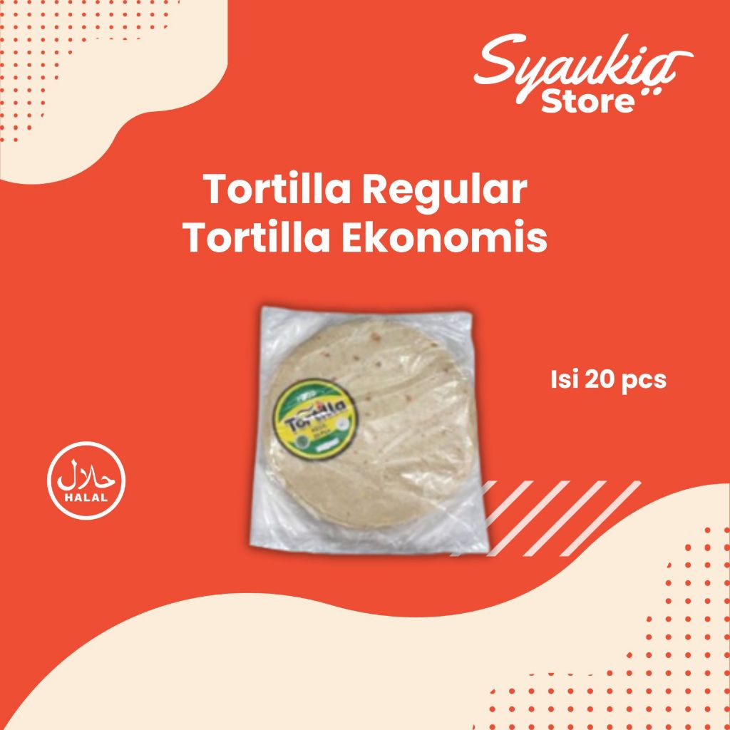 

Tortilla Kulit Kebab Ekonomis Isi 20 lembar Syaukia Store