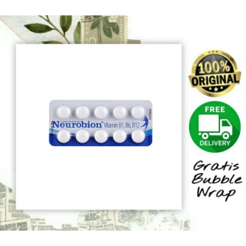 Neurobion Putih isi 10 Tablet / Vitamin saraf / Obat Kesemutan