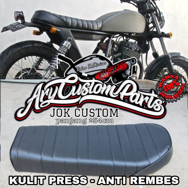 Jok custom japstyle bratstyle bober cb gl pro Megapro tiger scorpio thunder pulsar dll