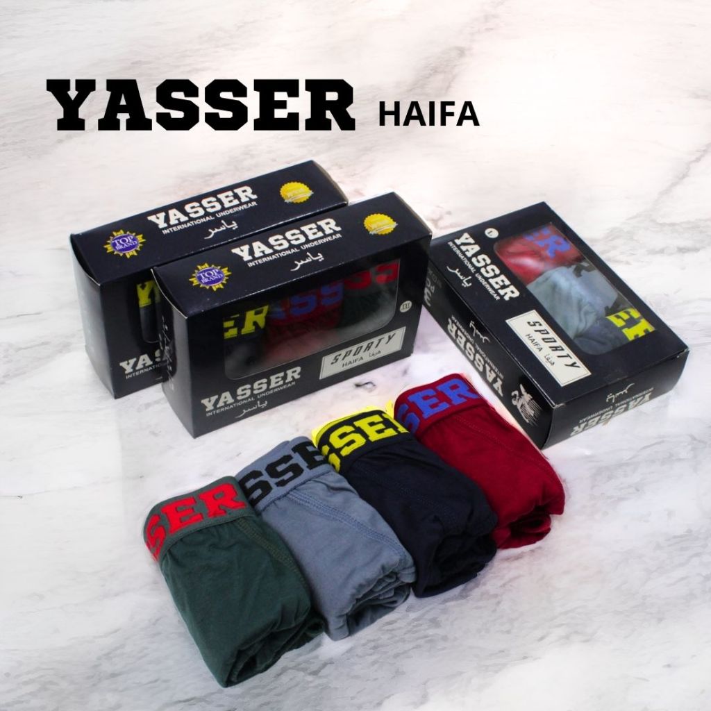 Celana dalam pria YASSER sporty maximum comfort - gentleman international underwear - HAIFA