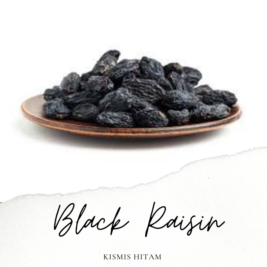 

Kismis Hitam 1kg Black Raisin kemasan 1 kg