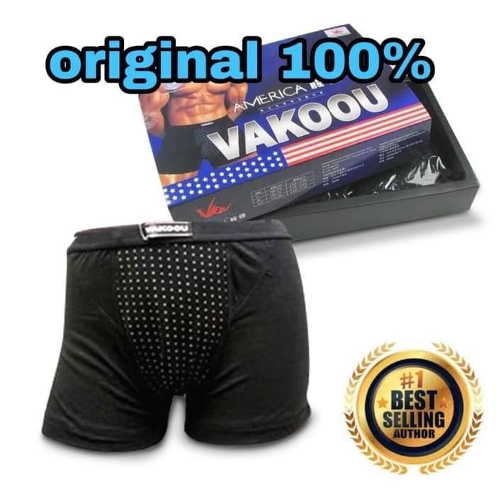 CELANA DALAM BOXER MAGNET TERAPI KESEHATAN KESUBURAN PRIA DEWASA VAKOOU ORIGINAL