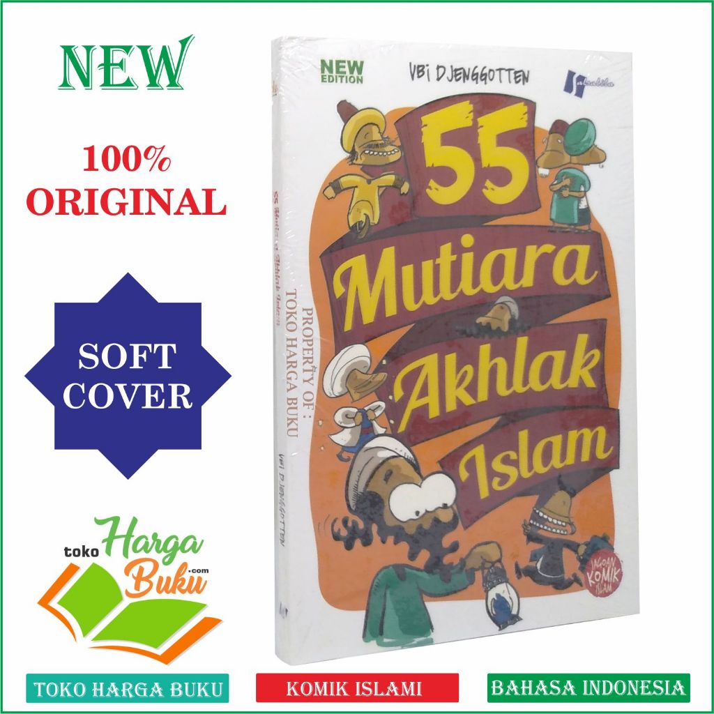 Foto Komik 55 Mutiara Akhlak Islam Full Color Buku Anak Penuh Nasihat Penerbit Salsabila