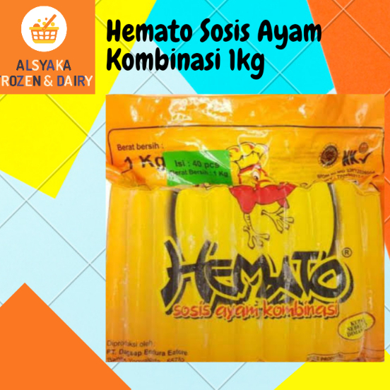 

Hemato Sosis Ayam Kombinasi/ Sosis Sapi 1kg
