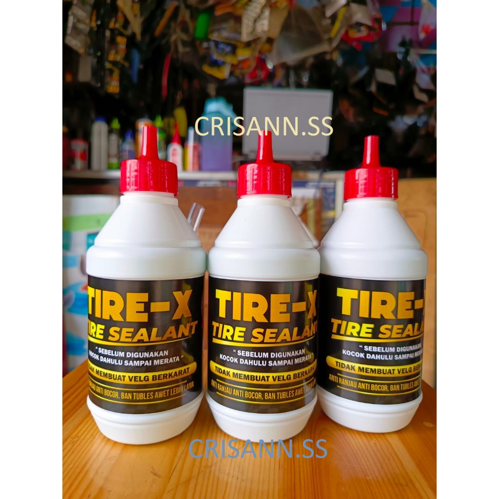 Cairan Tubles TIRE X TIRE-X Cairan Tubeless Anti Bocor Ranjau Ban Tubles 350ML