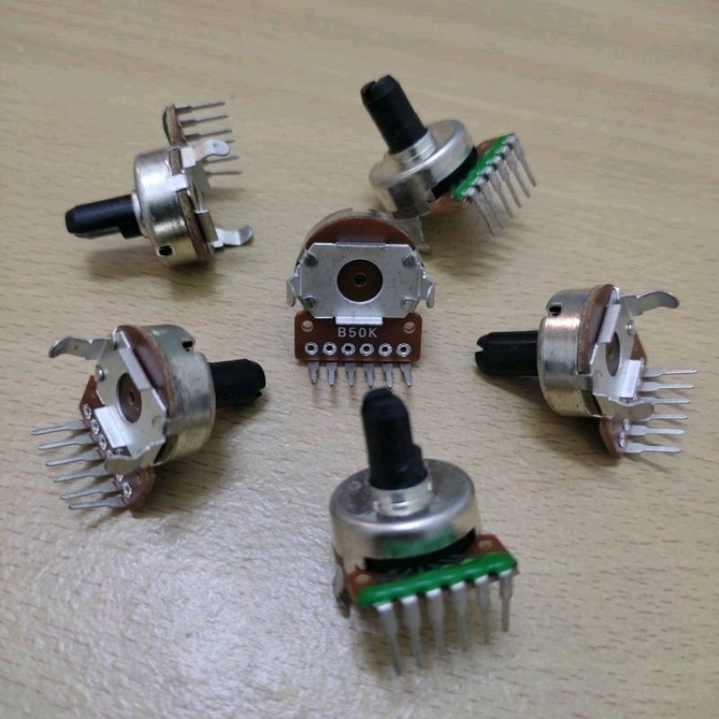 Potensio 6 Pin 50K As Pendek