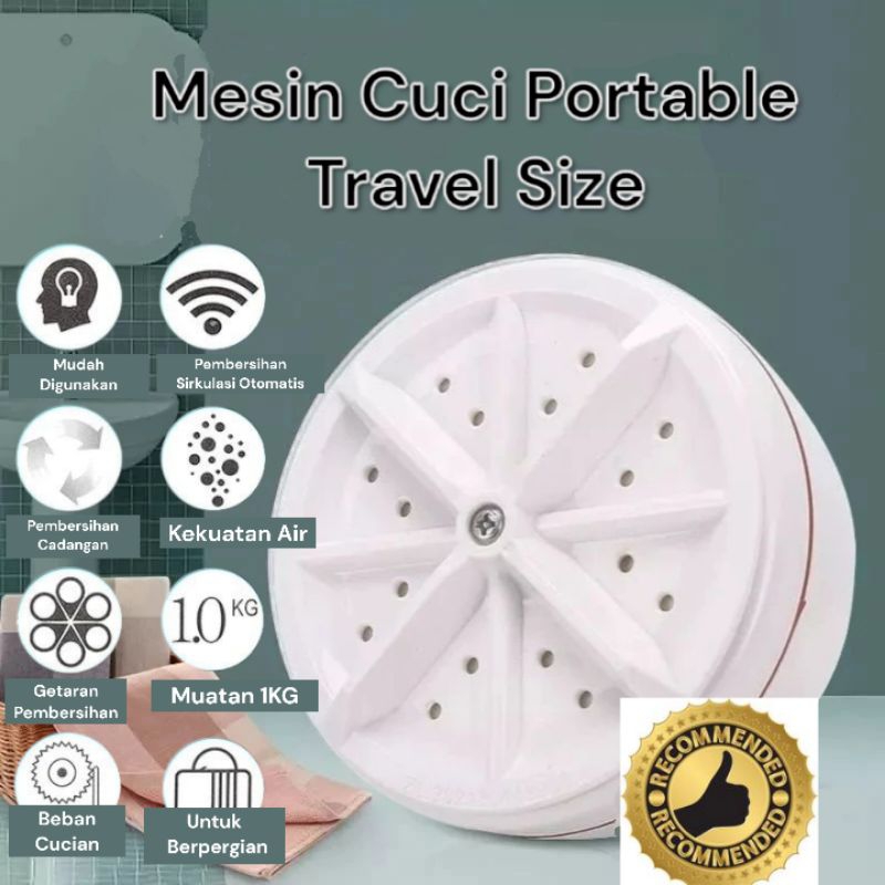Mesin Cuci Portable Mesin Cuci Mini Travel Size Portable USB mesin Cuci Baju Ultrasonic Mesin Putar 
