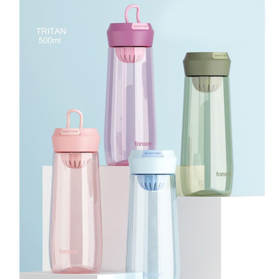 Botol Minum Plastik Tritan F4002 Fanson 500ml