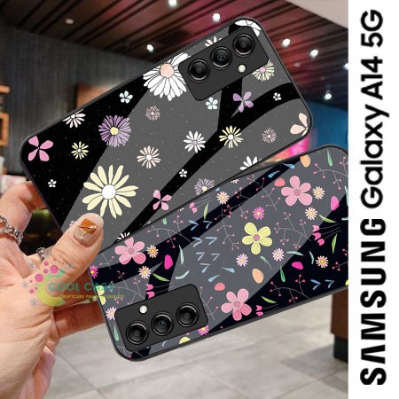 Softcase Kaca Samsung A14 5G Motif Case Samsung A14 5G Casing Handphone A14 5G [CK323]
