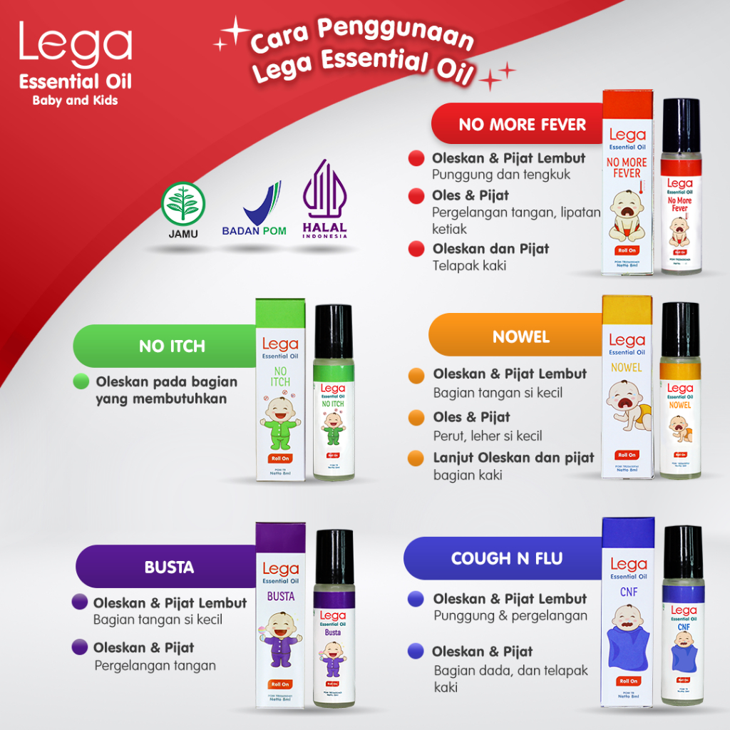 [FREE GIFT] NO ITCH LEGA Essential Oil Minyak Diffuser Aromaterapi Anti Nyamuk &amp; Serangga Bayi