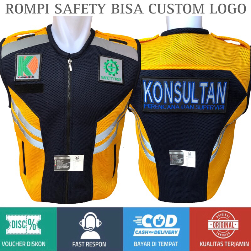 ROMPI BINA MARGA SAFETY ROMPI LAPANGAN BAHAN JALA TEBAL ORIGINAL BISA CUSTOM LOGO