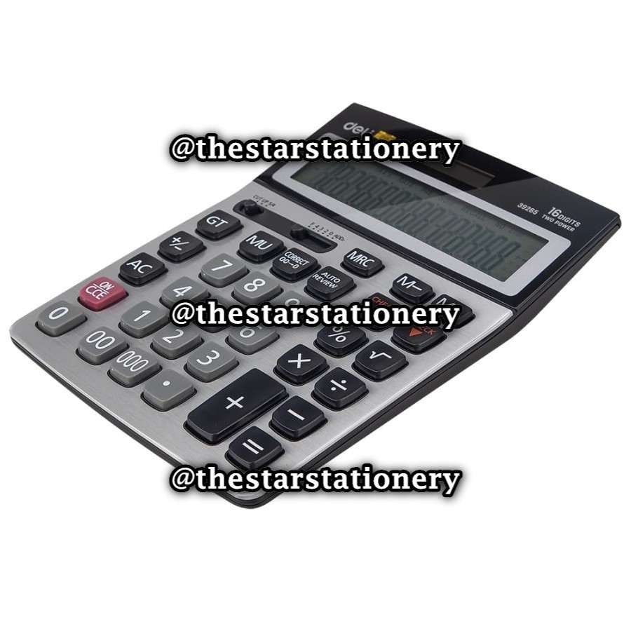 

(1 Biji) GROSIR Kalkulator Deli E39265 16 Digits Check Correct / Calculator Deli E39265 16 Digits