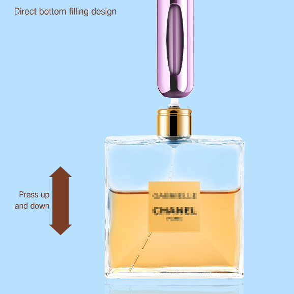 Botol Parfum Isi Ulang / Botol Parfum Travel Refillable Atomizer Spray 5ml / Botol Parfum Kosong / Botol Parfum Mini Unik