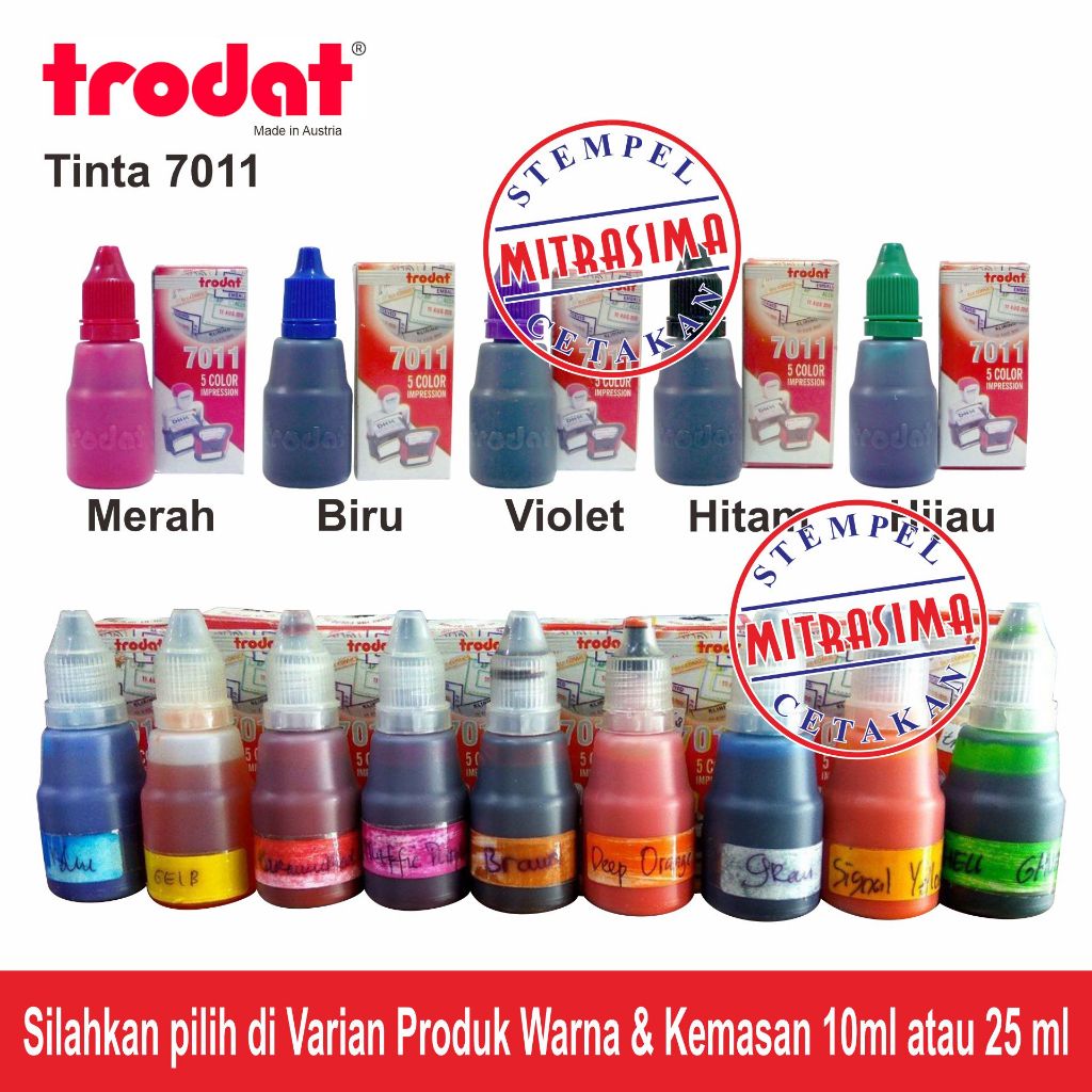 

Pus Trodat 7011 ( Tinta stempel Self Inking )