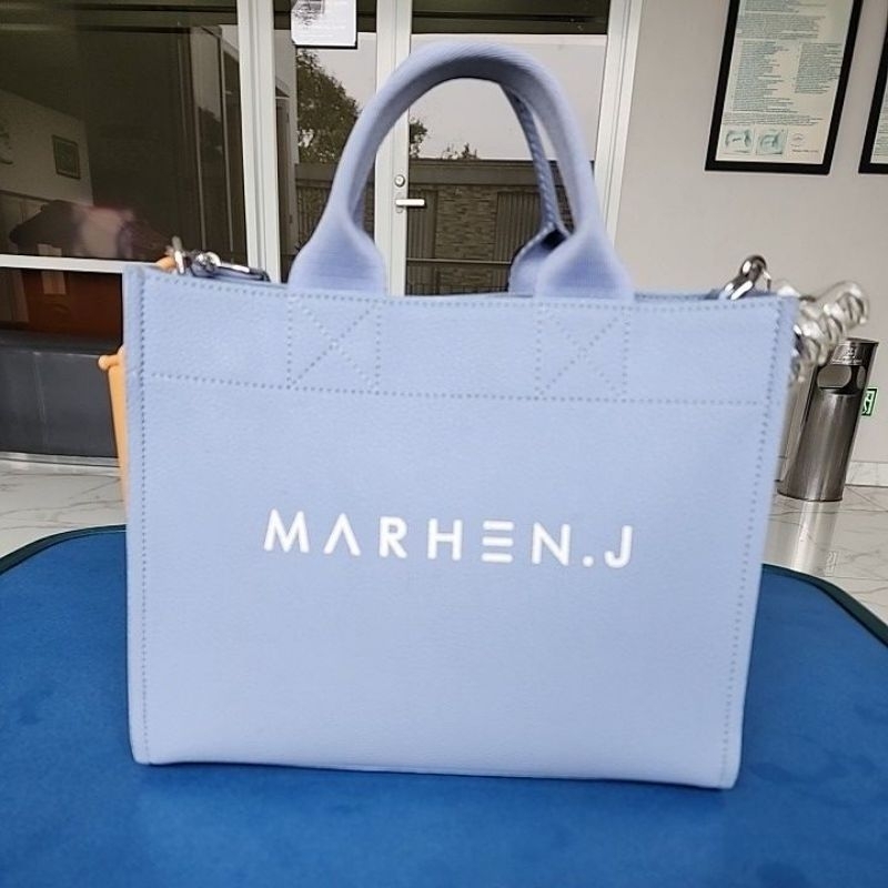 Marhen.J - Original - Preloved - Cindy Bag - Sky Blue - Vegan Leather