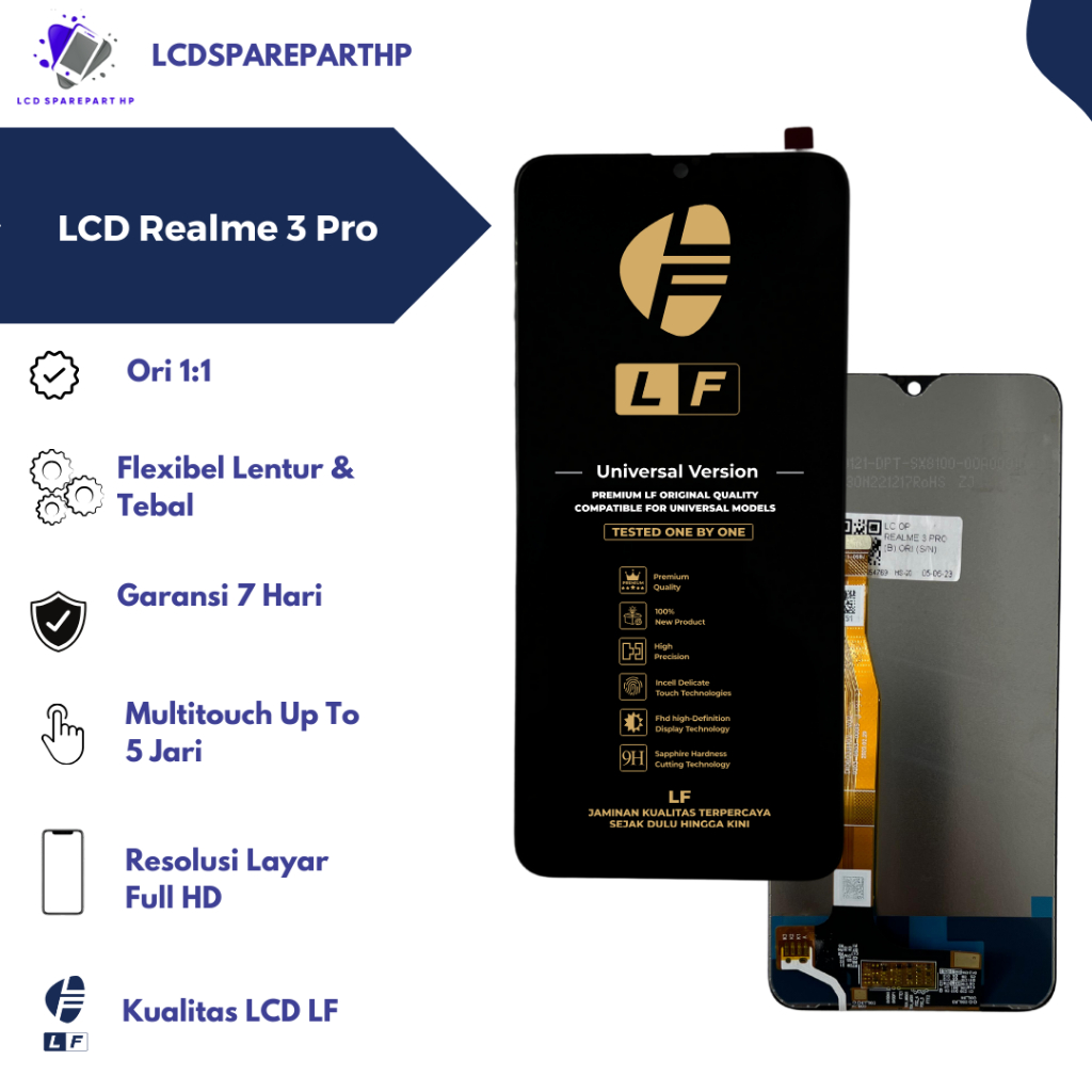 LCD Realme 3 Pro Fullset Touchscreen (Garansi LEM)