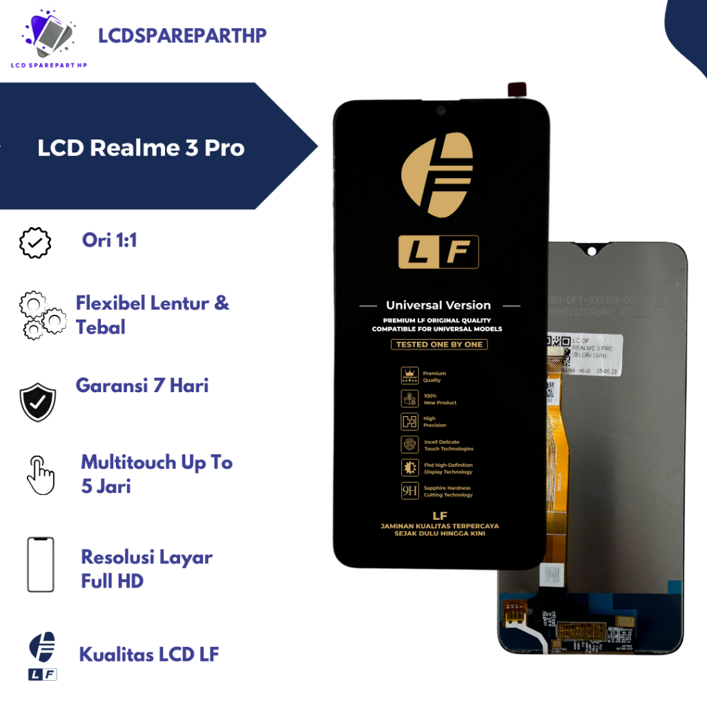 LCD Realme 3 Pro Fullset Touchscreen