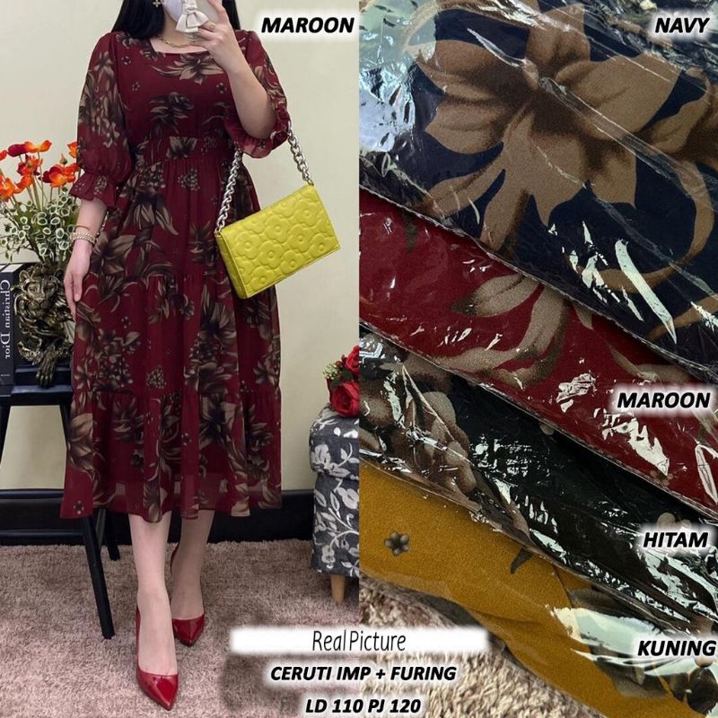 VDF PREMIUM DRESS CERUTI BUNGA  CERUTI 7257