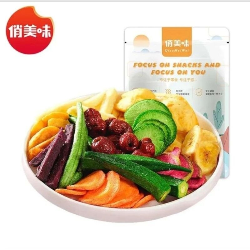 

SNACK SAYURAN 250 GR CRISPY BUAH KERING CEMILAN SEHAT 12 MACAM