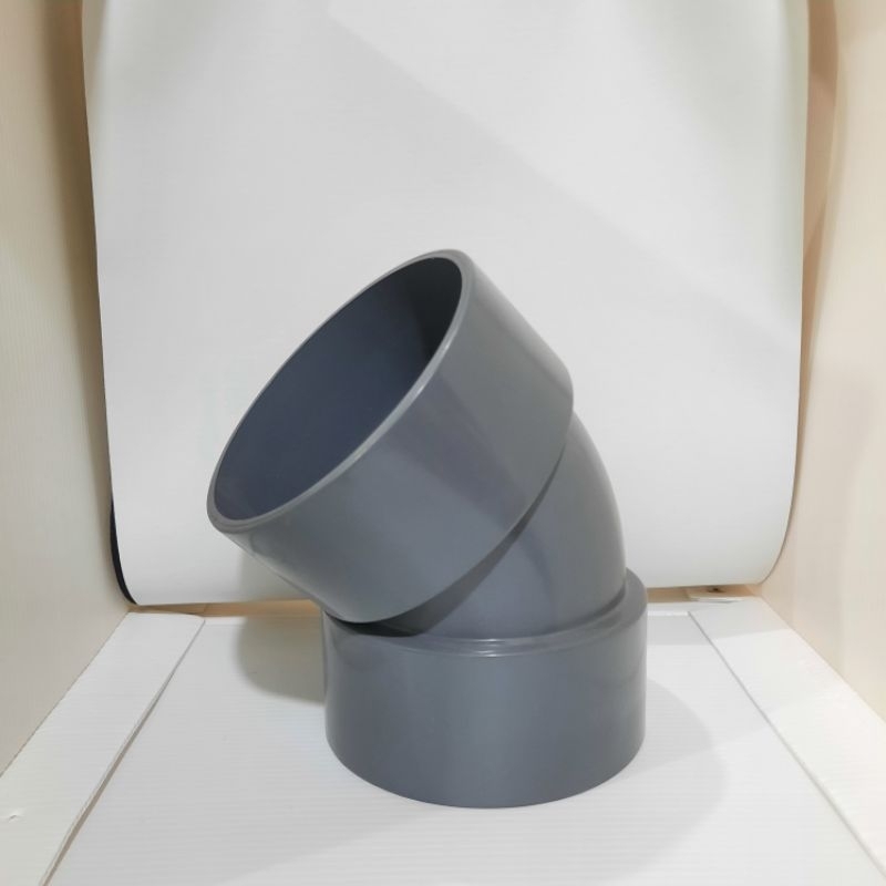 Sambungan Pipa Elbo 1½" 2" 2½" 3" 4" 45 derajat D merk Power / Elbo 3" 45° / Elbow 3 inch 45derajat 