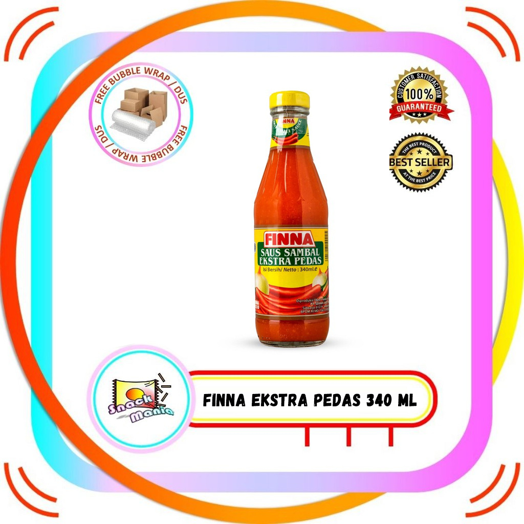 

Finna Saus Sambal Ekstra Pedas 340 ml Sauce