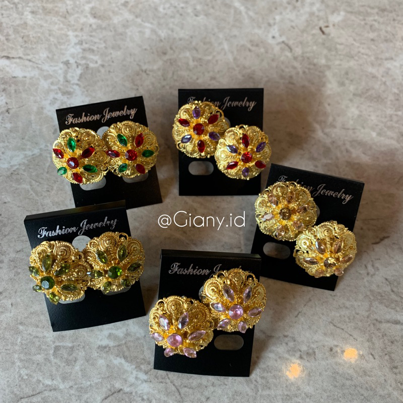 Anting Alpaka Padi/ Anting Alpaka / Subeng Alpaka/ aksesoris bali