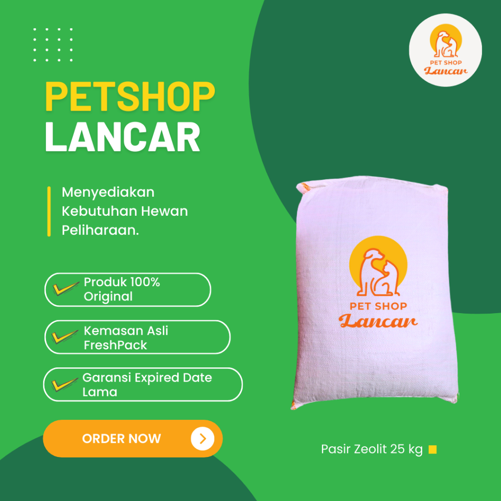 Giltbite_ Pasir Kucing Karungan - Zeolit 25 Kg