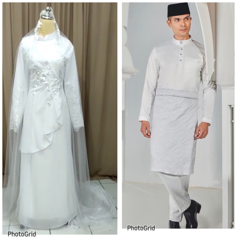 gaun pengantin muslimah malaysia melayu gaun walimah gaun akad wedding dress muslimah