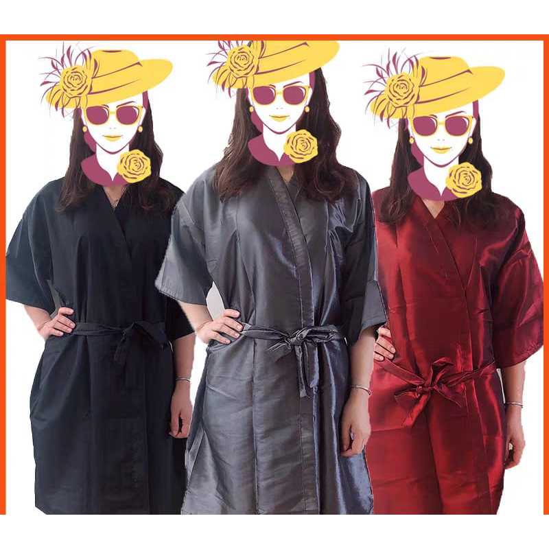 [bisa cod] celemek / gaun / jubah salon kecantikan waterproof