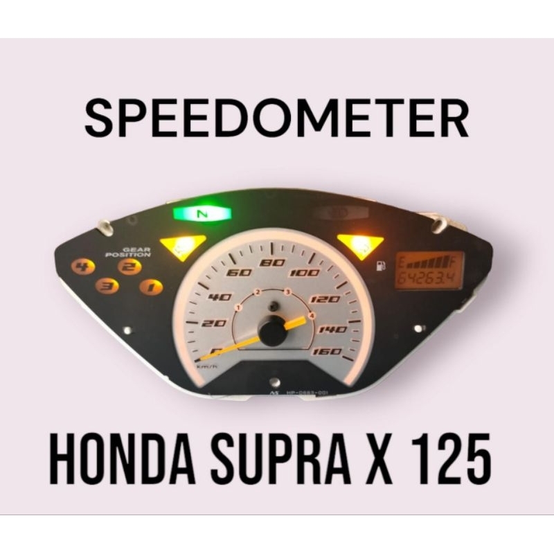 mesin speedometer spidometer odometer supra x 125 lama old karbu